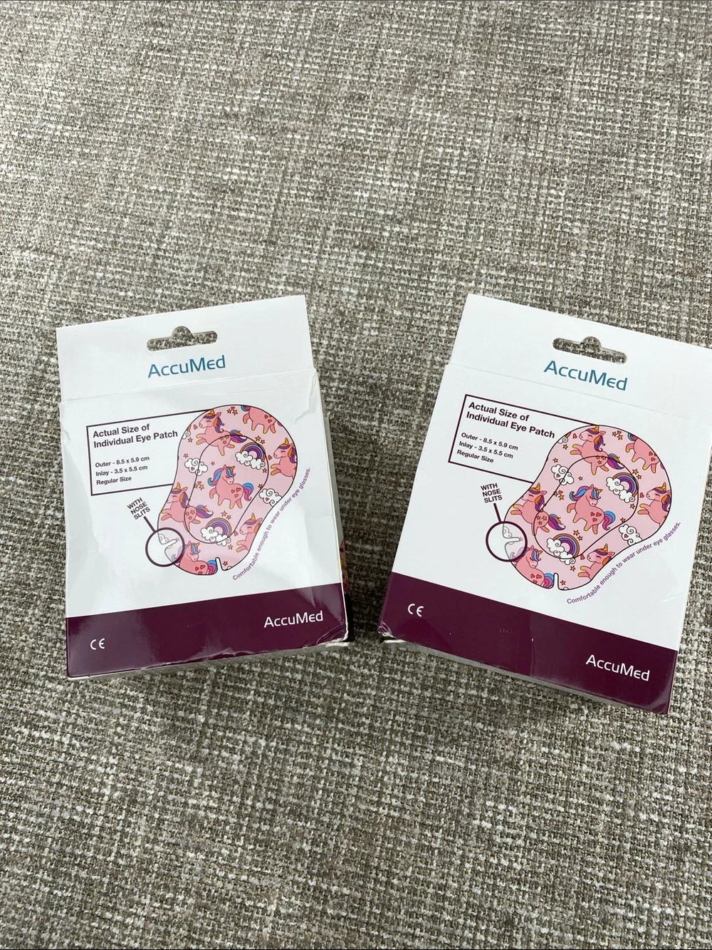 Girls Orthopedic Eye Patches - Pink & Green Designs (30 Count) 60 total